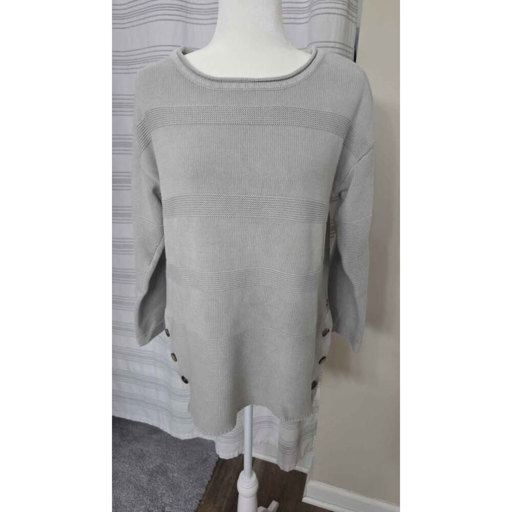Neon Buddha Size S Button Detail Knit Sweater